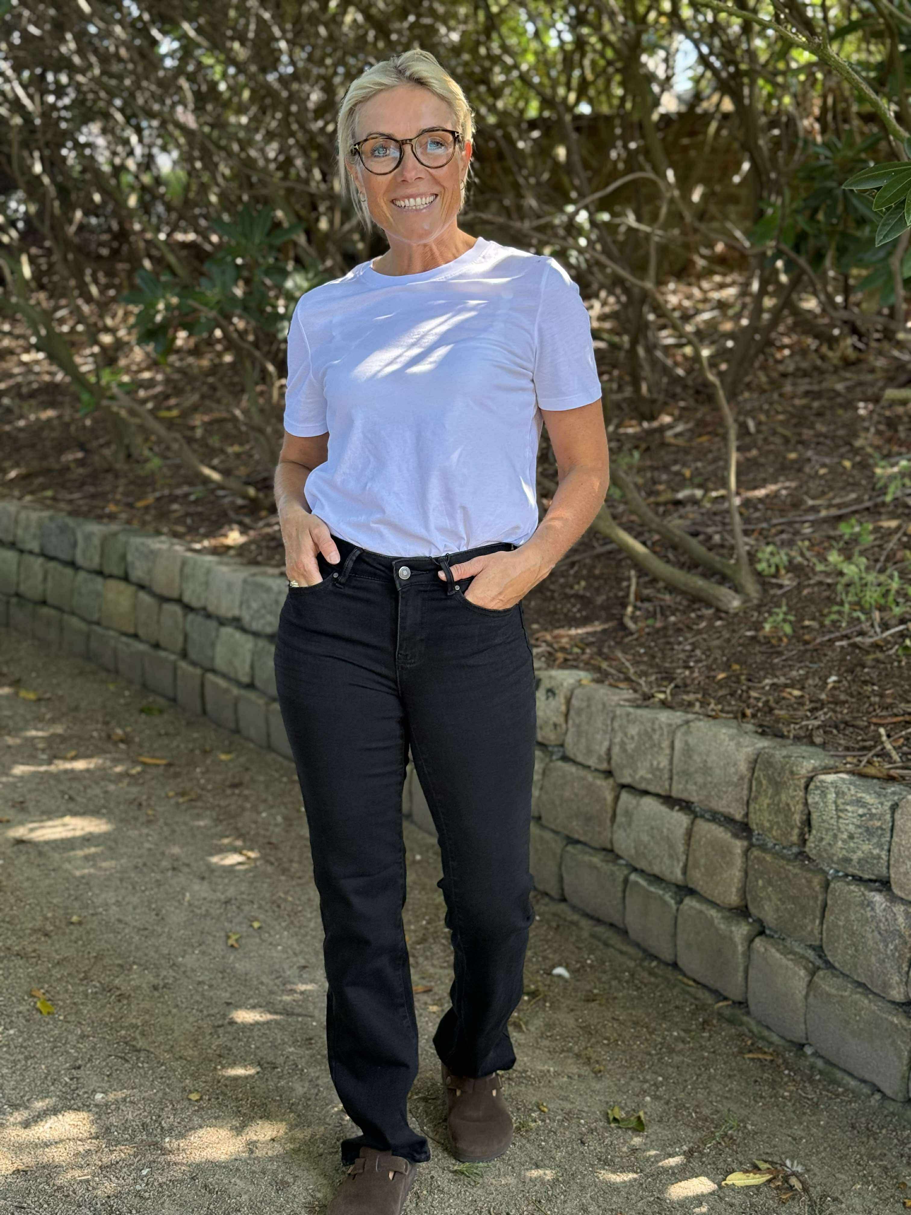 VMFLASH srtraight Jeans - Black